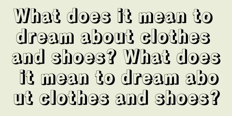 What does it mean to dream about clothes and shoes? What does it mean to dream about clothes and shoes?