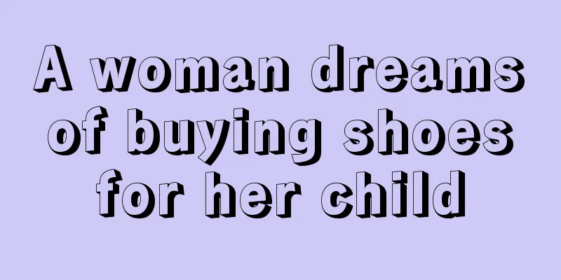 A woman dreams of buying shoes for her child