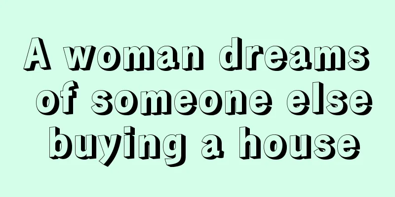 A woman dreams of someone else buying a house