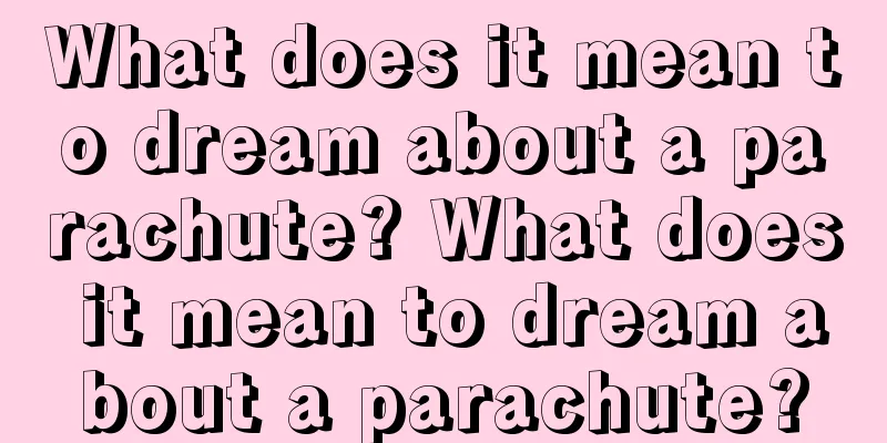 What does it mean to dream about a parachute? What does it mean to dream about a parachute?