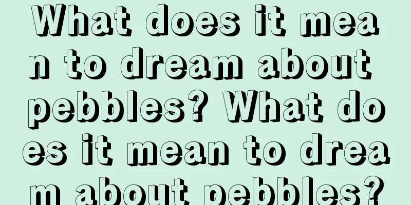 What does it mean to dream about pebbles? What does it mean to dream about pebbles?