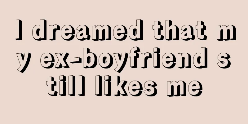 I dreamed that my ex-boyfriend still likes me