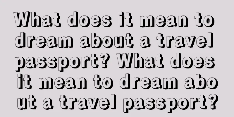 What does it mean to dream about a travel passport? What does it mean to dream about a travel passport?