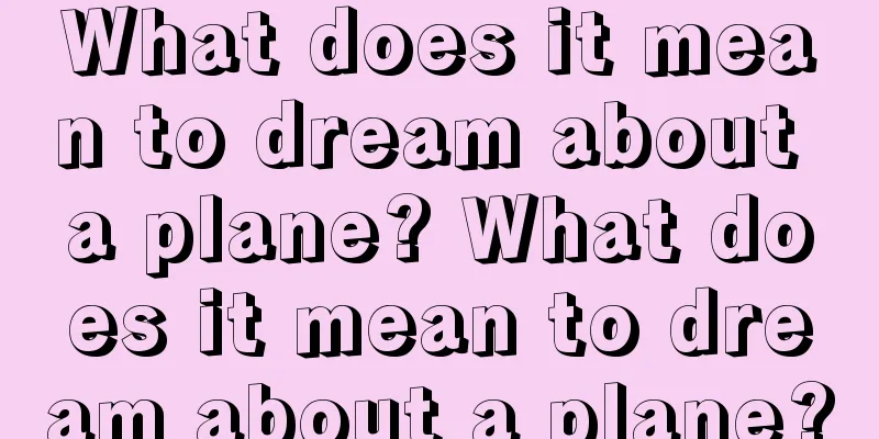 What does it mean to dream about a plane? What does it mean to dream about a plane?