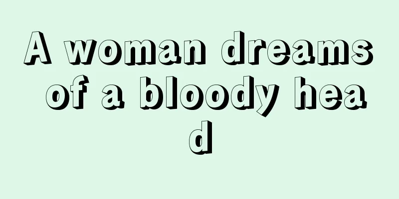 A woman dreams of a bloody head