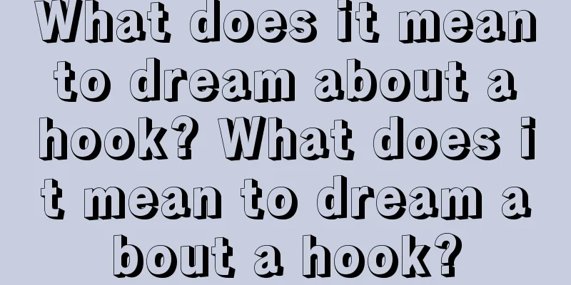 What does it mean to dream about a hook? What does it mean to dream about a hook?