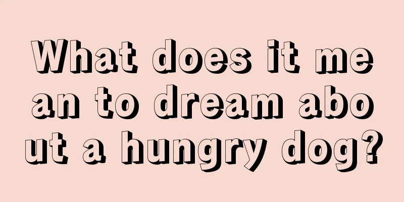 What does it mean to dream about a hungry dog?