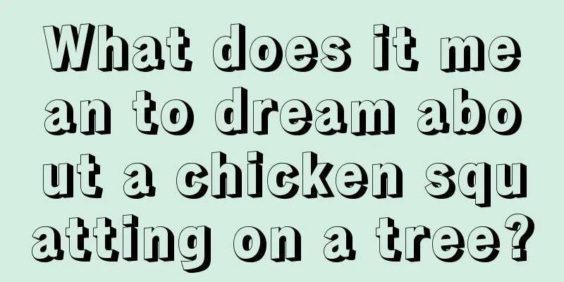 What does it mean to dream about a chicken squatting on a tree?