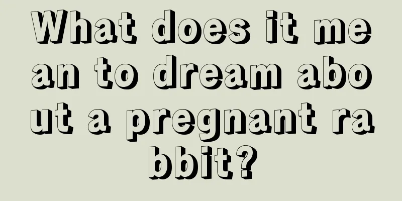 What does it mean to dream about a pregnant rabbit?