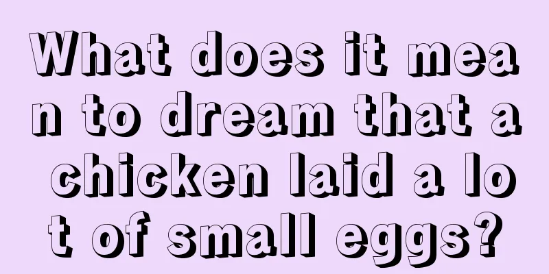 What does it mean to dream that a chicken laid a lot of small eggs?