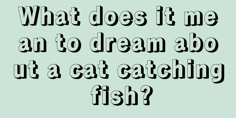 What does it mean to dream about a cat catching fish?