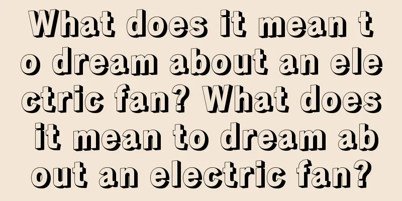 What does it mean to dream about an electric fan? What does it mean to dream about an electric fan?