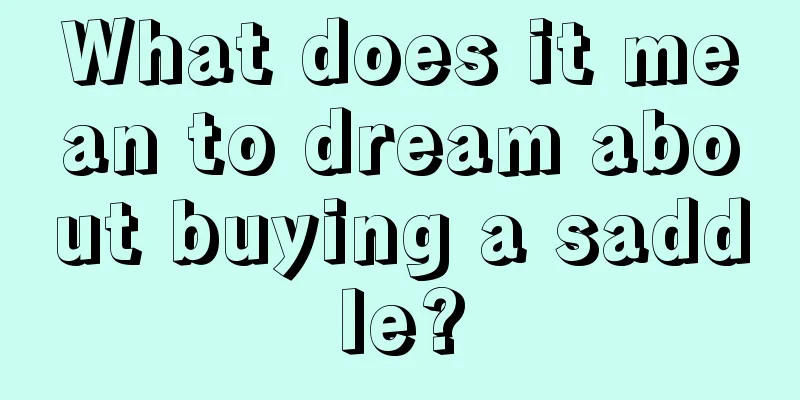 What does it mean to dream about buying a saddle?