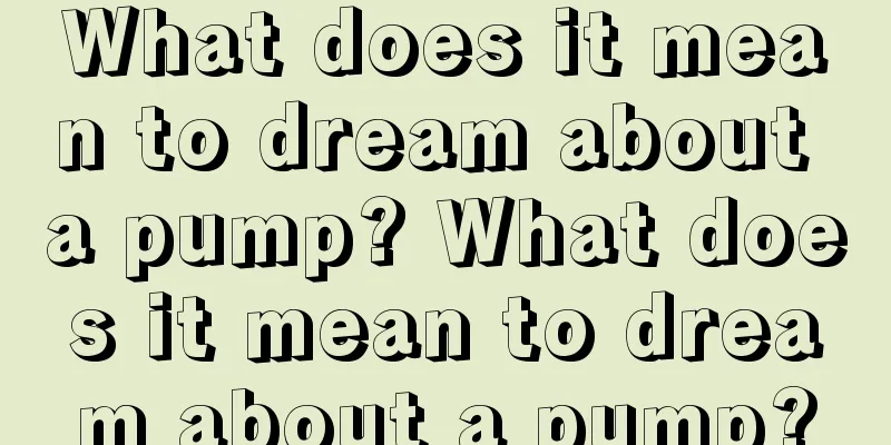 What does it mean to dream about a pump? What does it mean to dream about a pump?