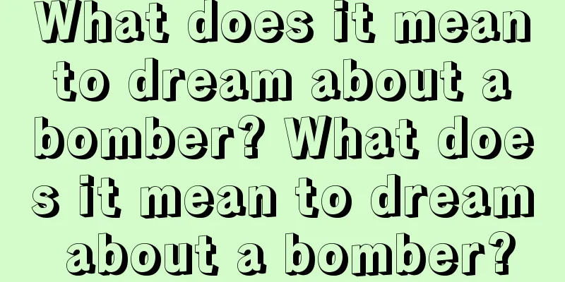 What does it mean to dream about a bomber? What does it mean to dream about a bomber?