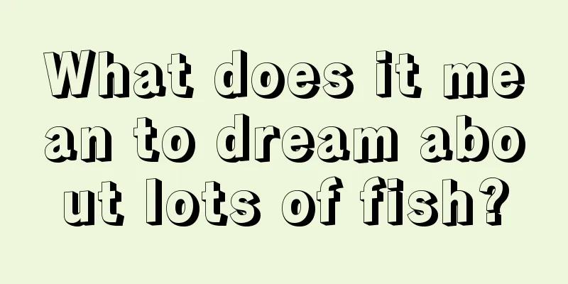 What does it mean to dream about lots of fish?