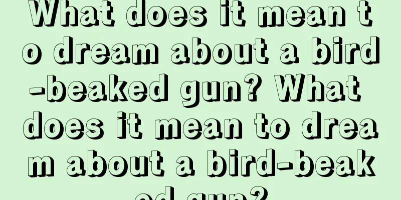 What does it mean to dream about a bird-beaked gun? What does it mean to dream about a bird-beaked gun?