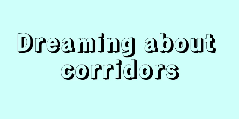 Dreaming about corridors