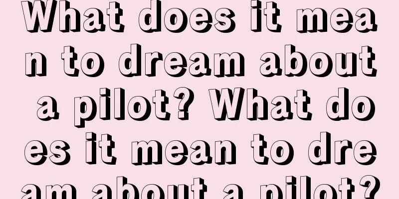 What does it mean to dream about a pilot? What does it mean to dream about a pilot?