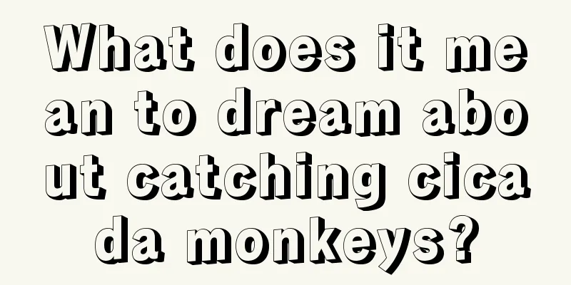 What does it mean to dream about catching cicada monkeys?