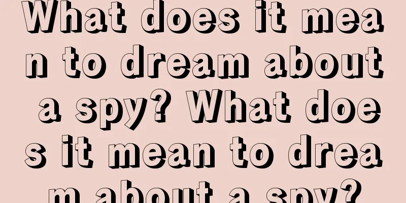 What does it mean to dream about a spy? What does it mean to dream about a spy?