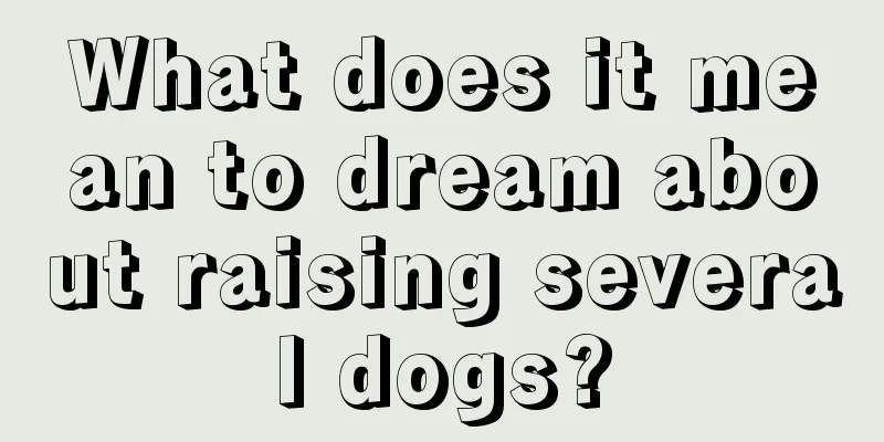 What does it mean to dream about raising several dogs?