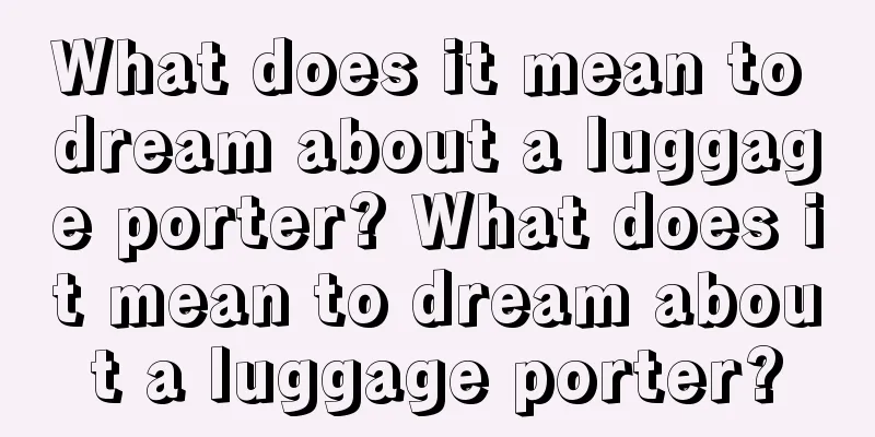 What does it mean to dream about a luggage porter? What does it mean to dream about a luggage porter?