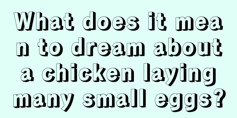 What does it mean to dream about a chicken laying many small eggs?