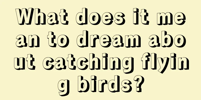 What does it mean to dream about catching flying birds?