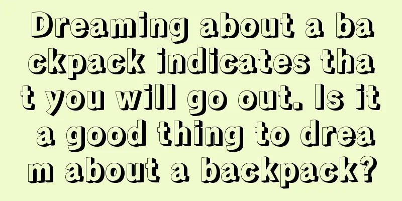 Dreaming about a backpack indicates that you will go out. Is it a good thing to dream about a backpack?