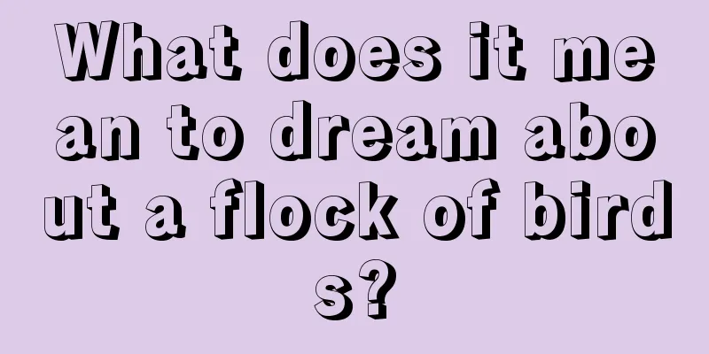 What does it mean to dream about a flock of birds?