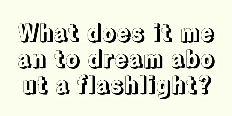 What does it mean to dream about a flashlight?