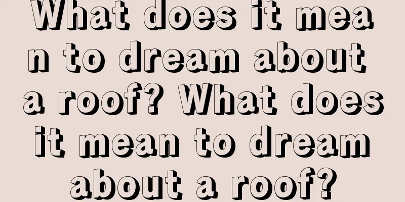 What does it mean to dream about a roof? What does it mean to dream about a roof?