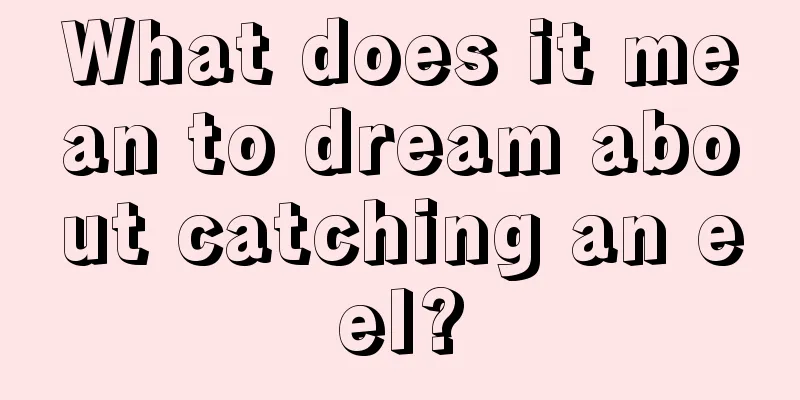 What does it mean to dream about catching an eel?