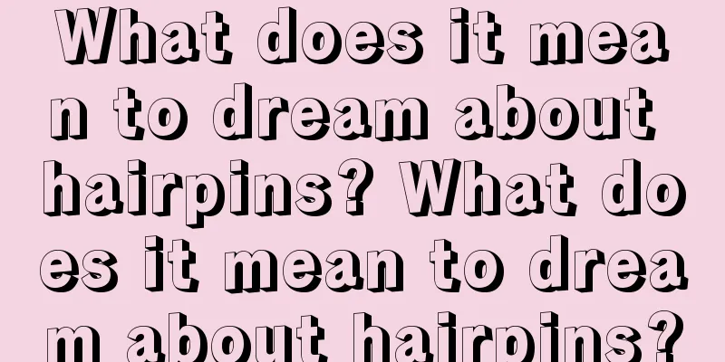 What does it mean to dream about hairpins? What does it mean to dream about hairpins?