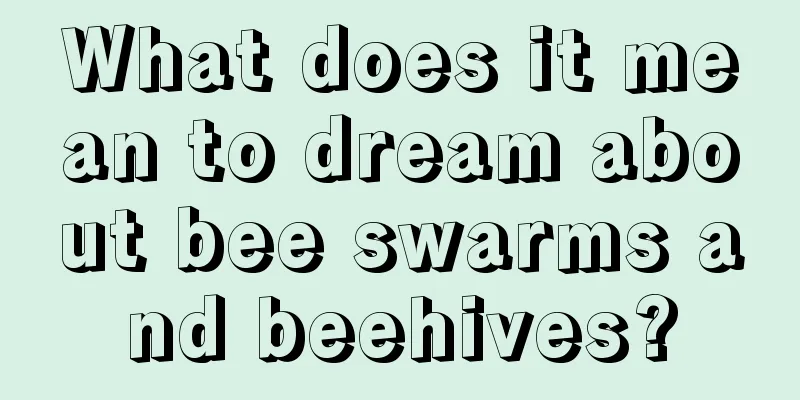 What does it mean to dream about bee swarms and beehives?