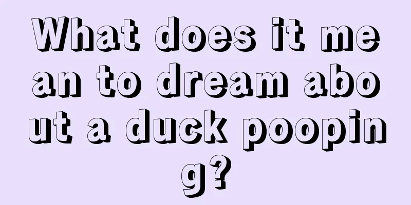 What does it mean to dream about a duck pooping?