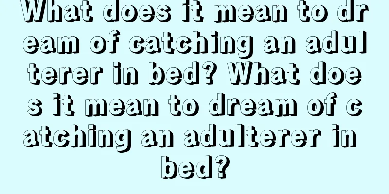 What does it mean to dream of catching an adulterer in bed? What does it mean to dream of catching an adulterer in bed?