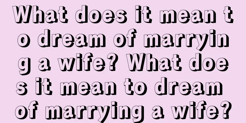 What does it mean to dream of marrying a wife? What does it mean to dream of marrying a wife?