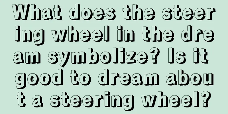 What does the steering wheel in the dream symbolize? Is it good to dream about a steering wheel?