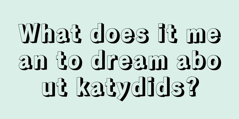 What does it mean to dream about katydids?