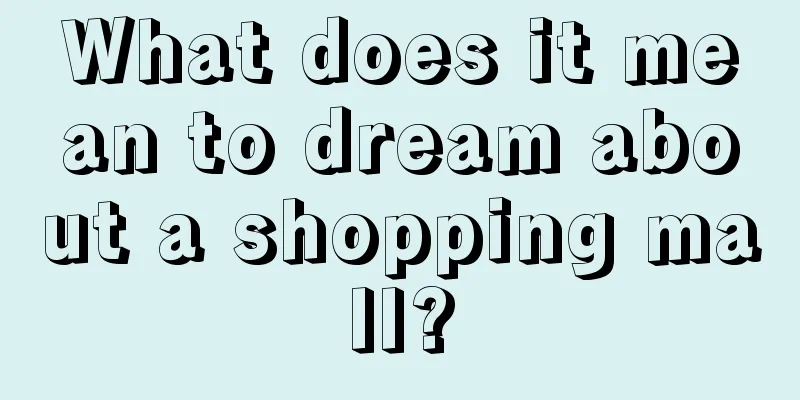 What does it mean to dream about a shopping mall?