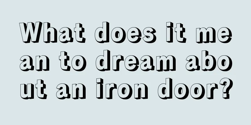 What does it mean to dream about an iron door?