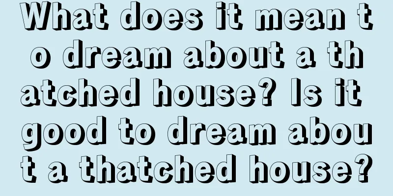 What does it mean to dream about a thatched house? Is it good to dream about a thatched house?