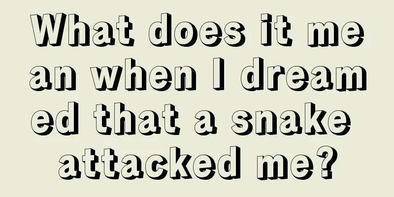 What does it mean when I dreamed that a snake attacked me?