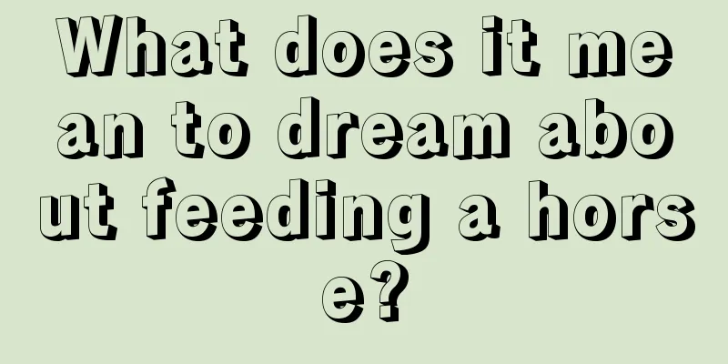 What does it mean to dream about feeding a horse?