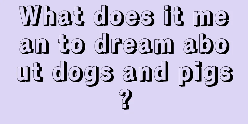 What does it mean to dream about dogs and pigs?