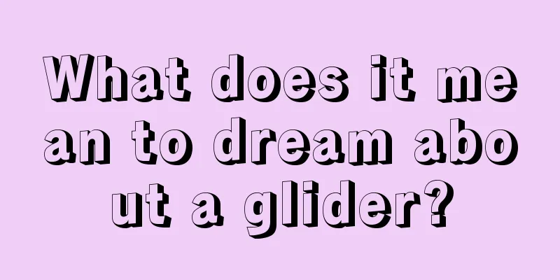 What does it mean to dream about a glider?