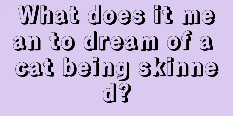 What does it mean to dream of a cat being skinned?