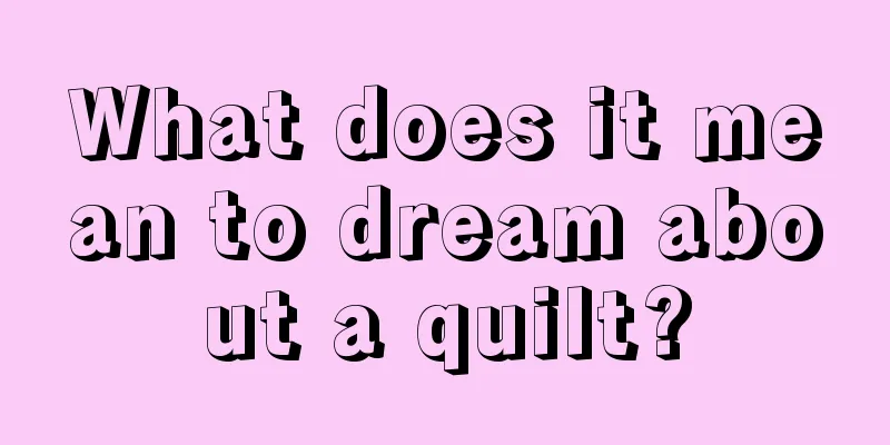 What does it mean to dream about a quilt?